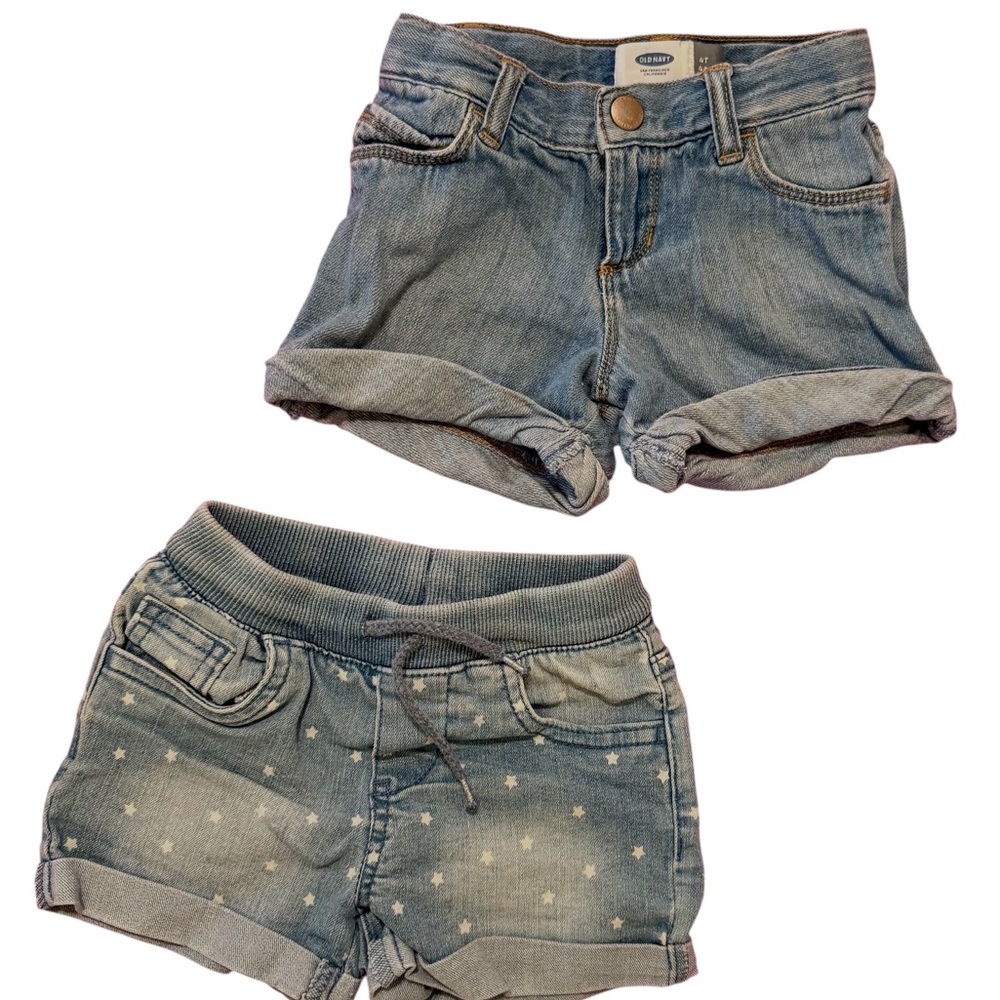 Old Navy Denim Blue Kids Shorts Set